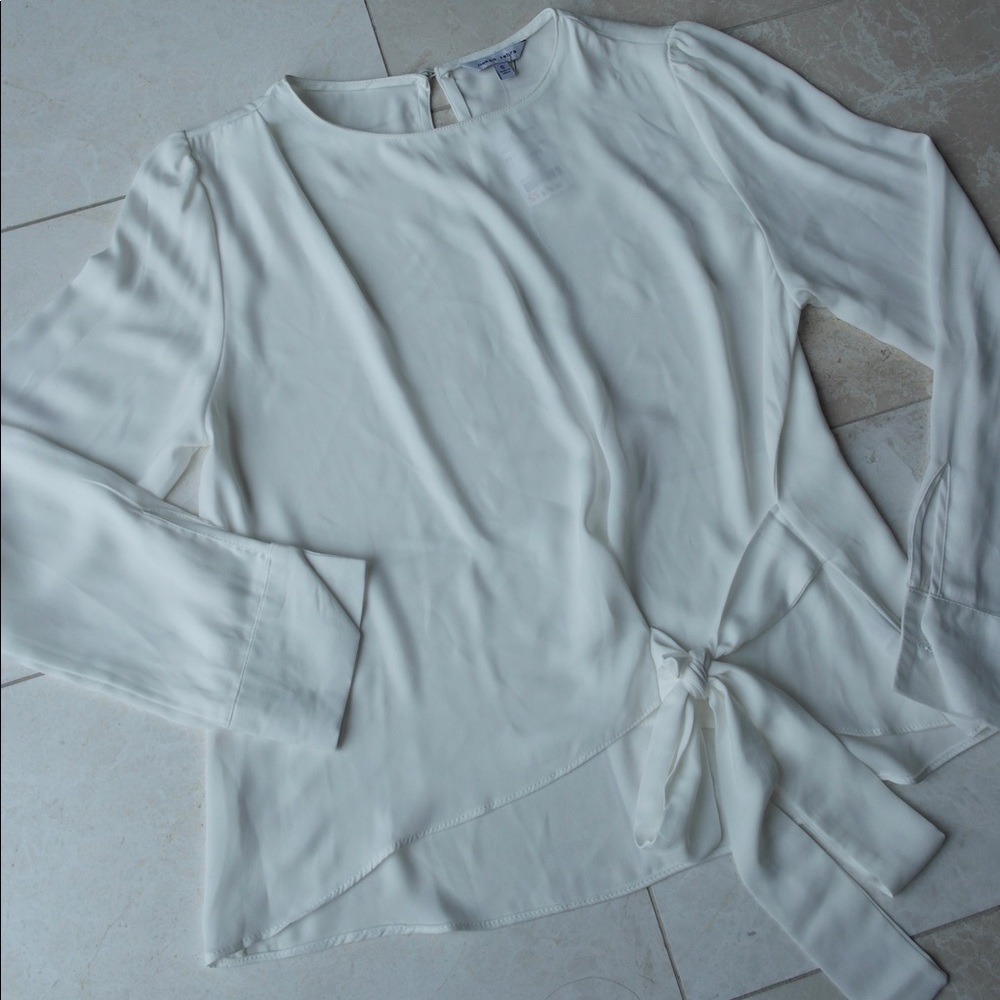 Naked Zebra White Blouse (size Small) BNWT